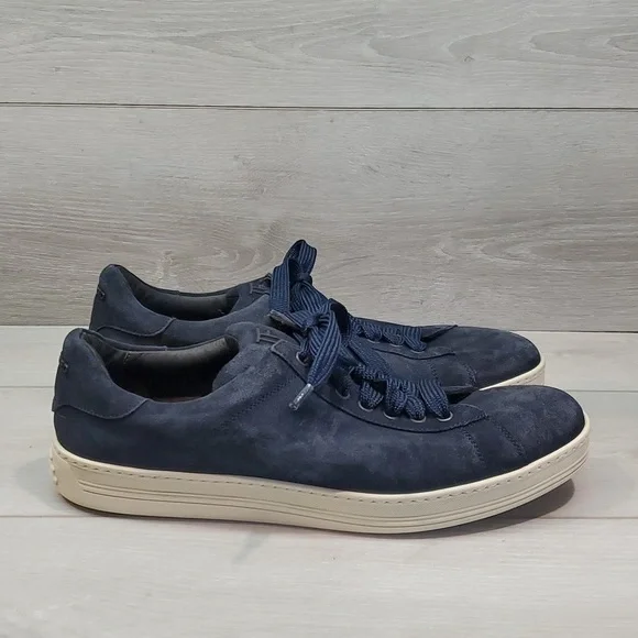 Tom Ford Mens Suede Sneakers Shoes sz 10